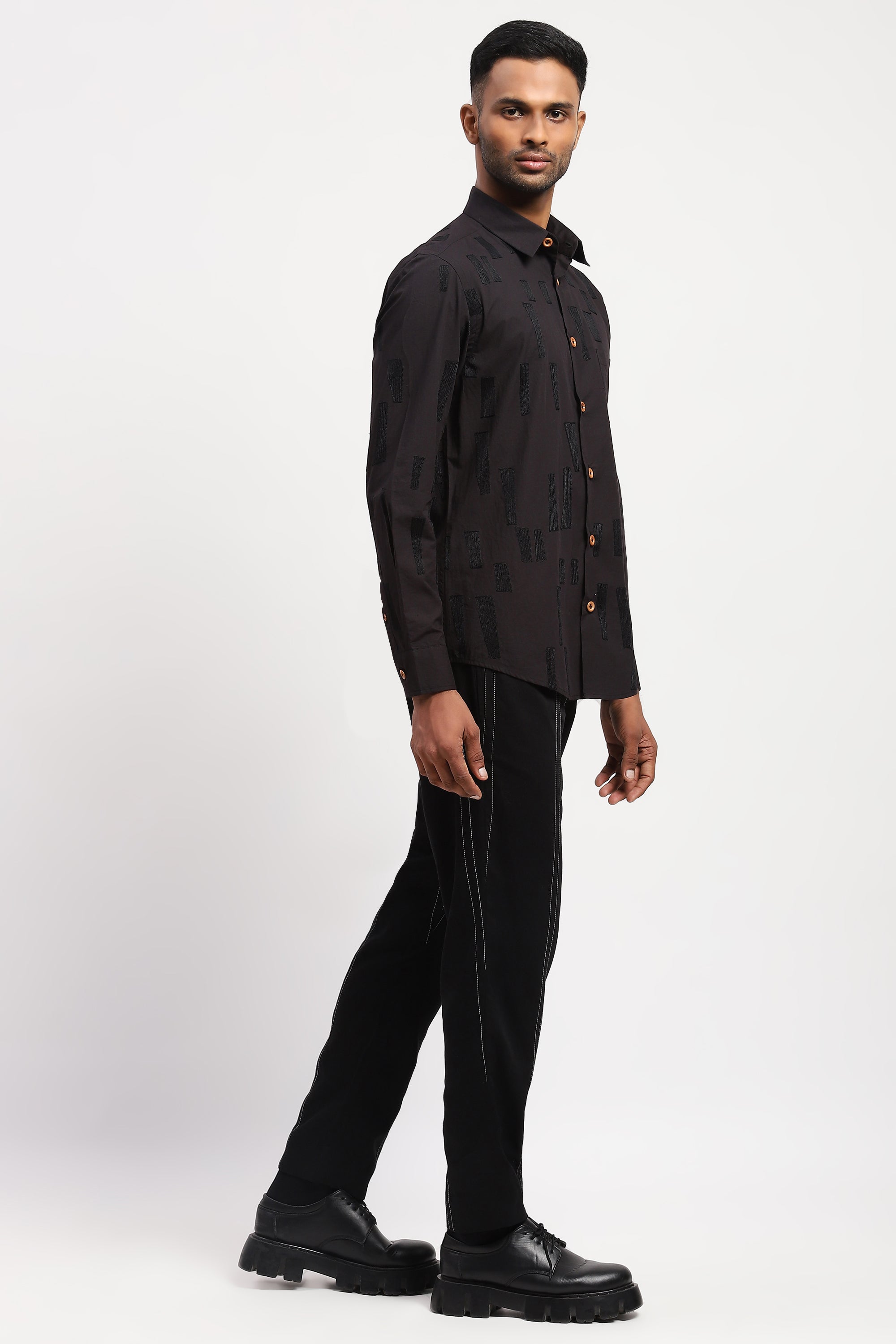 Crewel Embroidered Shirt