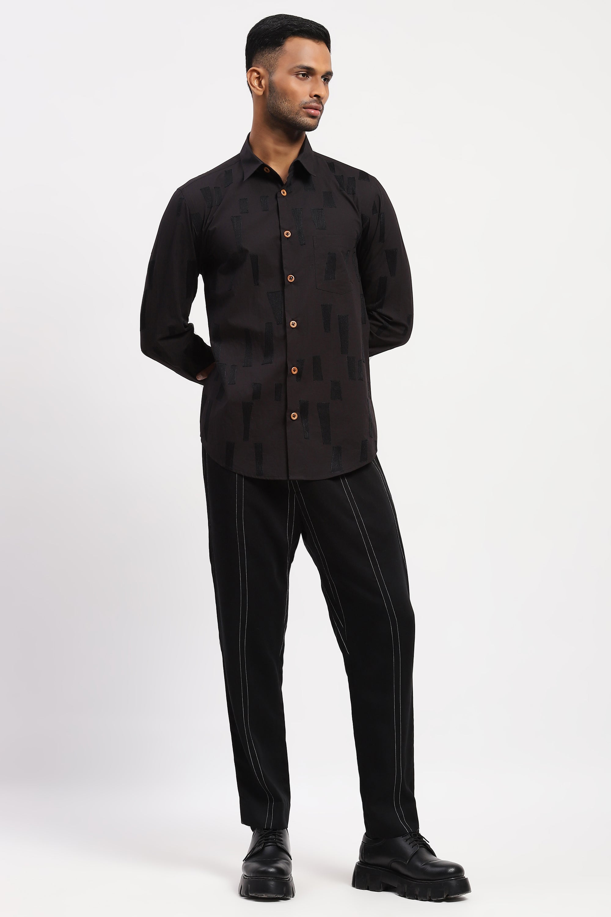 Crewel Embroidered Shirt
