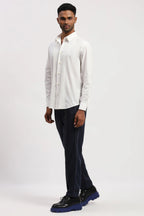 Lace Tuxedo Shirt