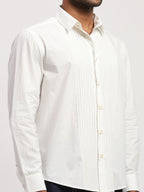 Lace Tuxedo Shirt
