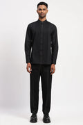 Lace Tuxedo Shirt