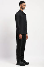 Lace Tuxedo Shirt