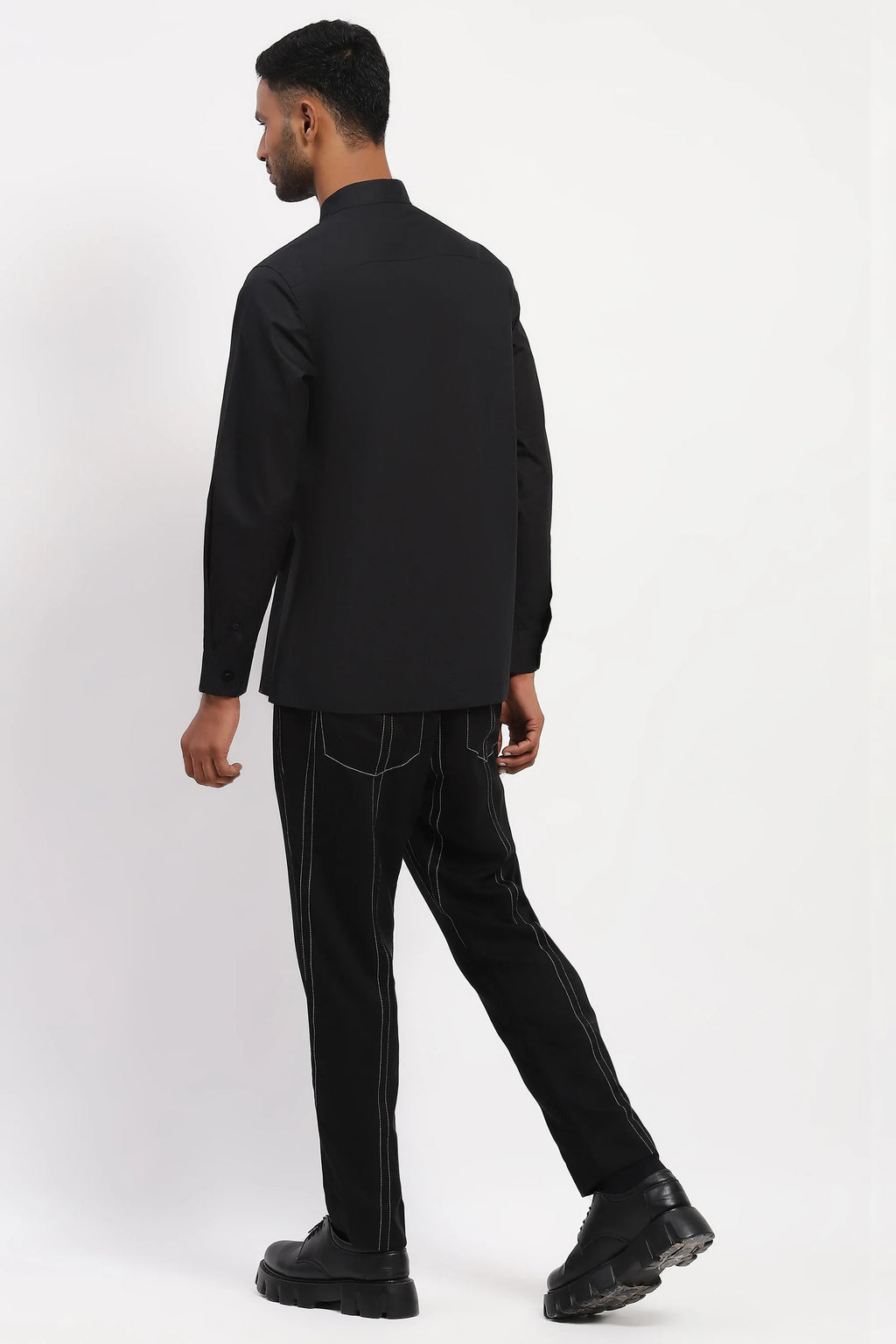 Lace Tuxedo Shirt