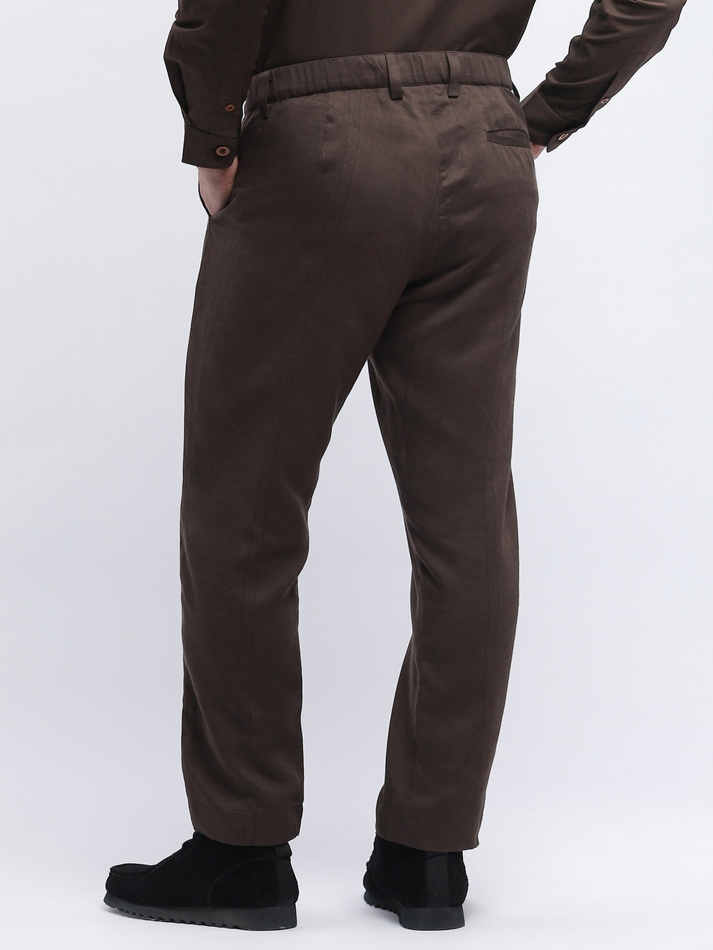 Pleated Stripes Pants