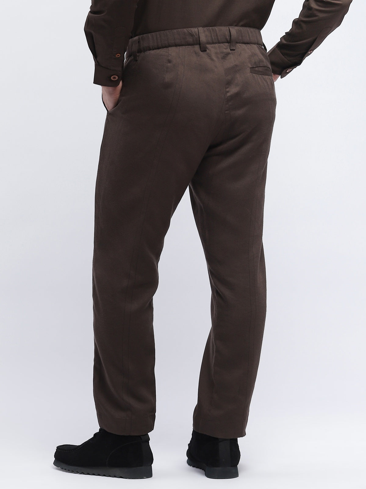 Pleated Stripes Pants