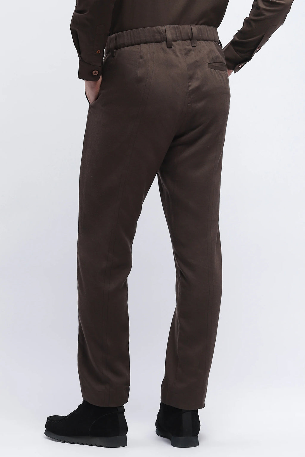 Pleated Stripes Pants