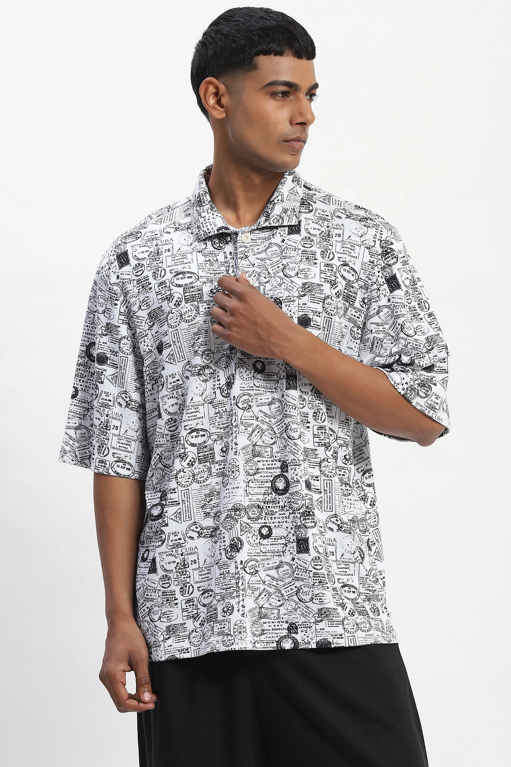 Stamp Print T-Shirt