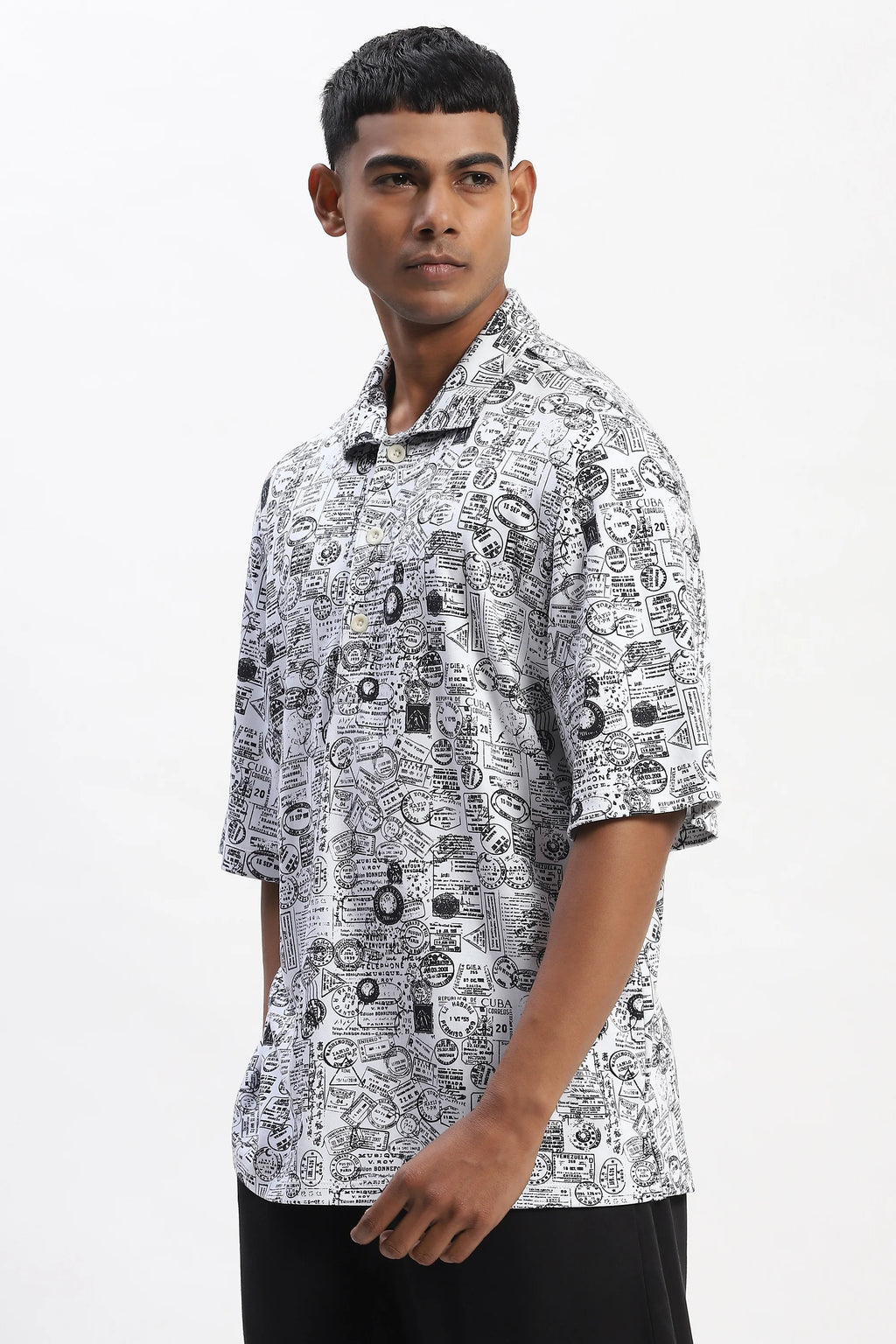 Stamp Print T-Shirt