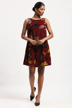 Floral Velvet Dress