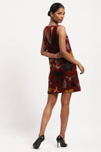 Floral Velvet Dress