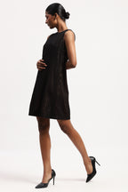 Foil Applique Dress