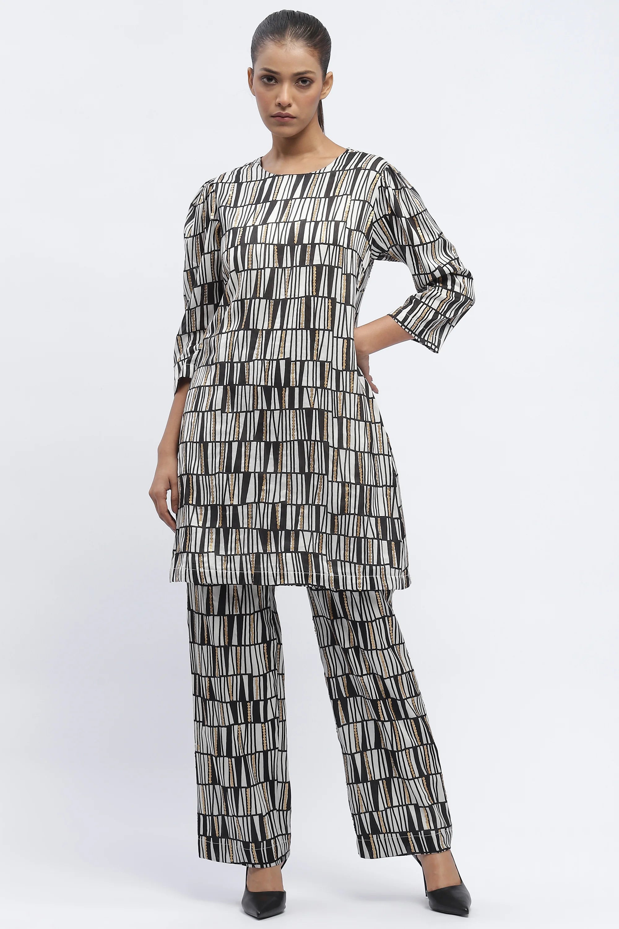 Broken Lines Dress