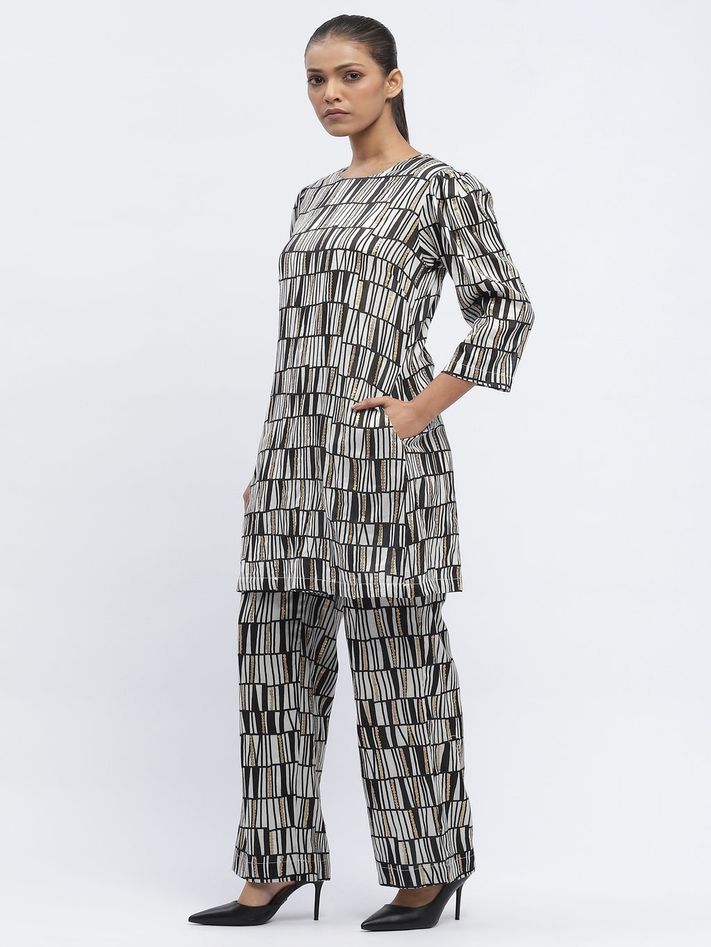 Broken Lines Dress