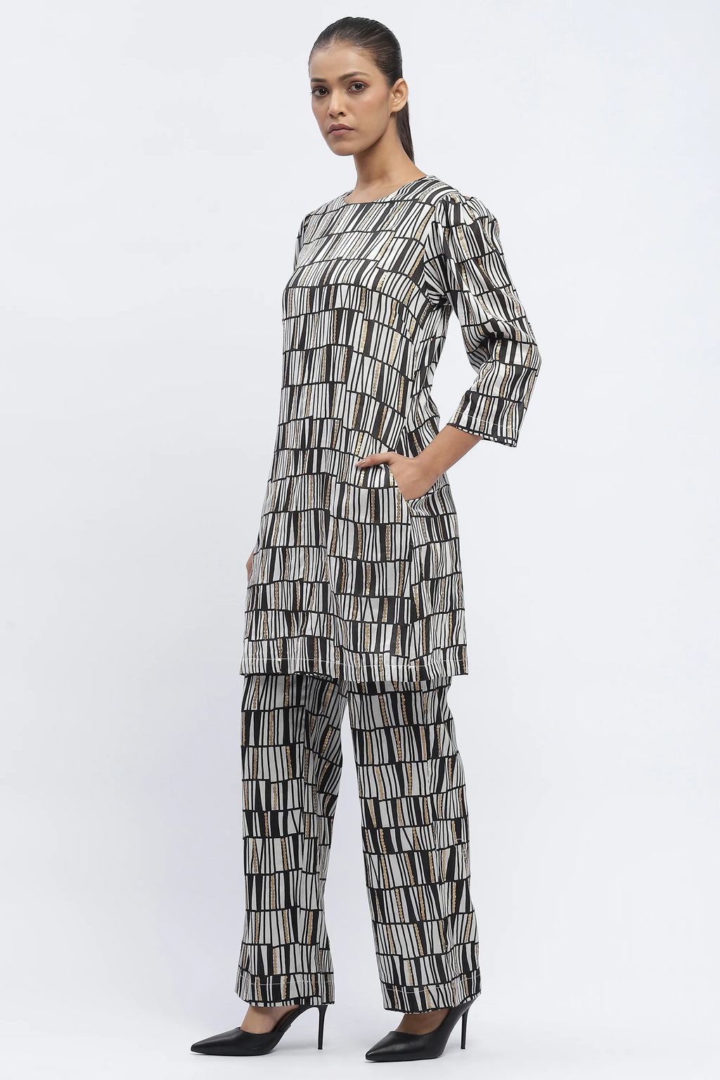 Broken Lines Dress