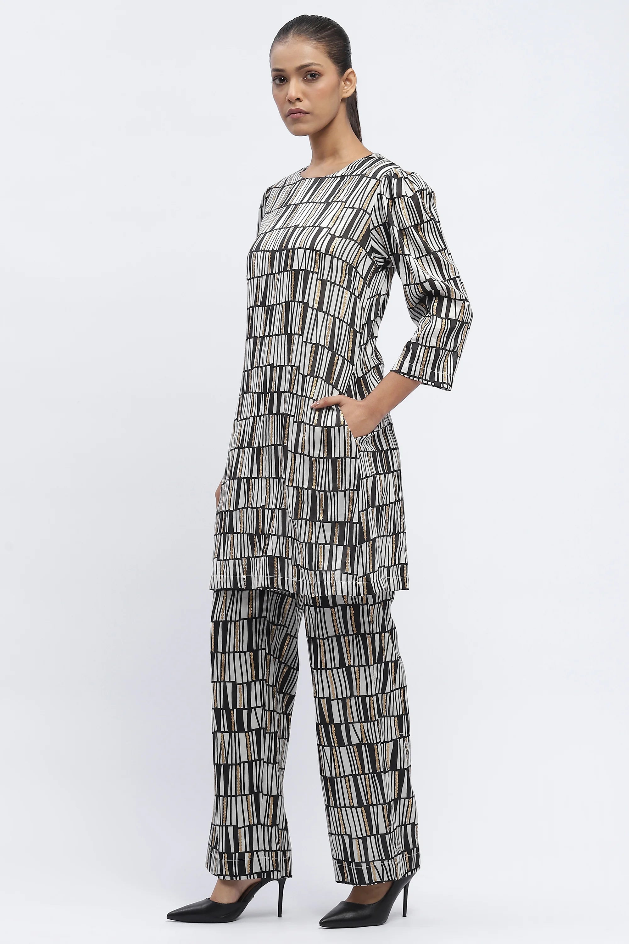 Broken Lines Dress