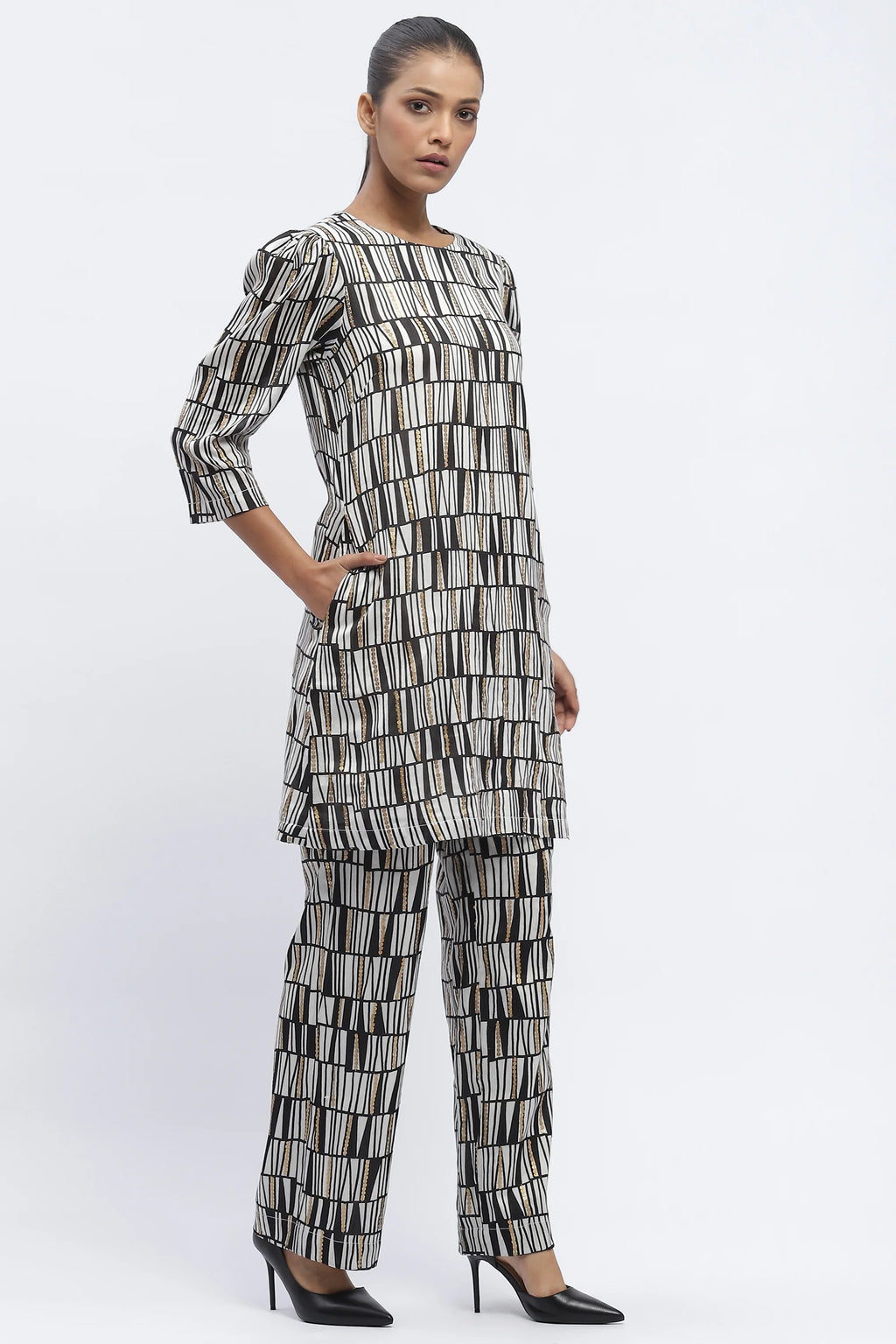 Broken Lines Dress