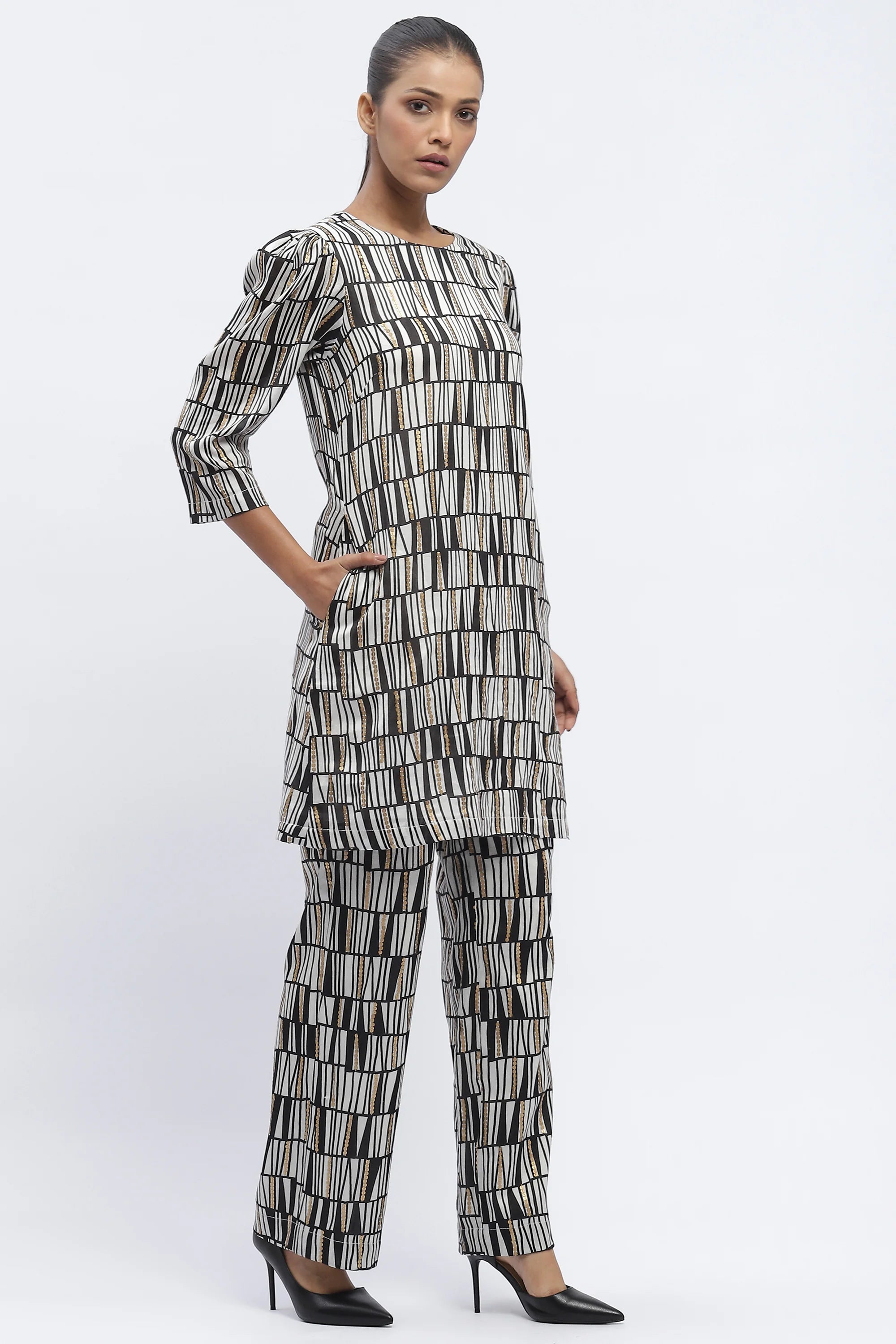 Broken Lines Dress