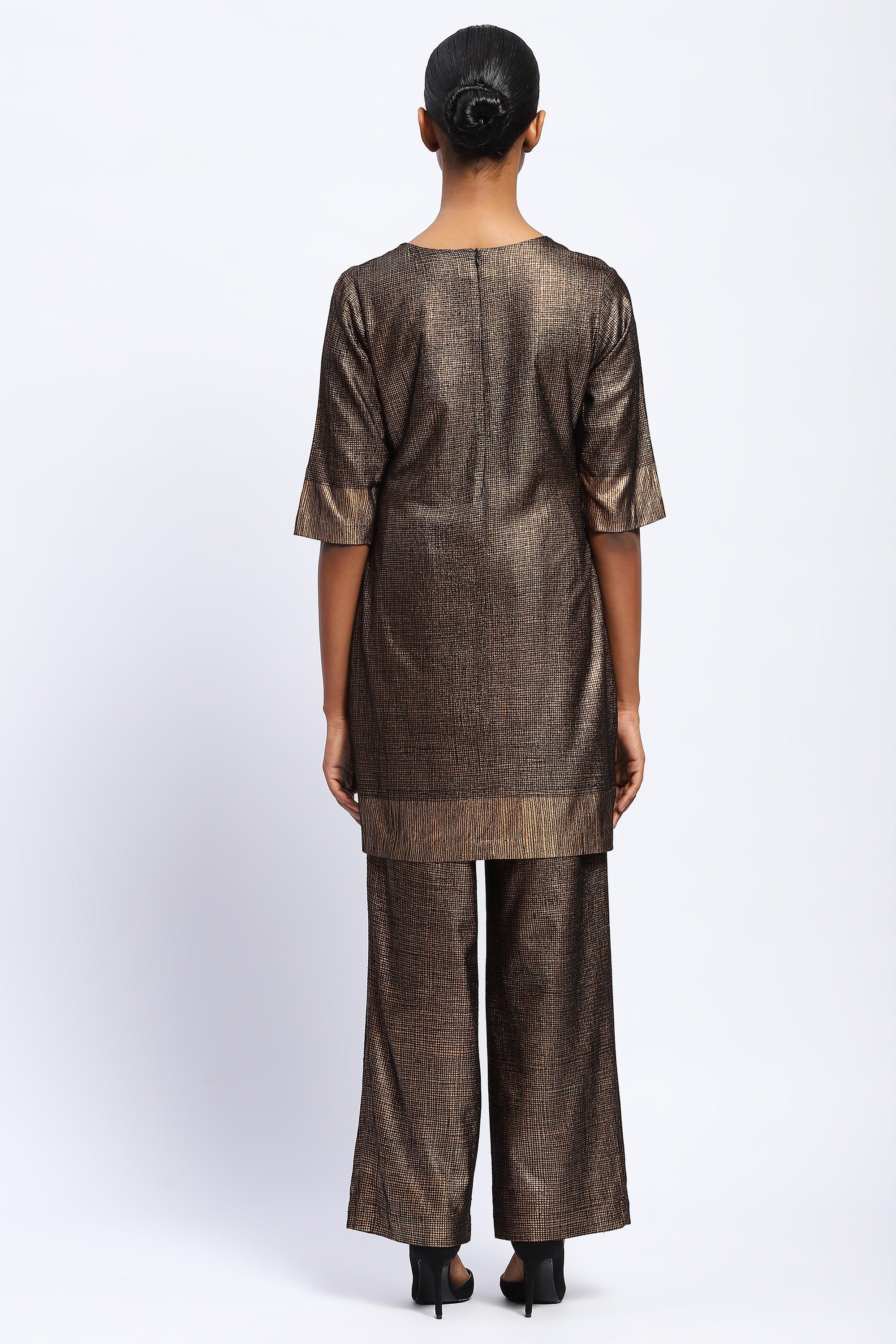 Foil Aari Dress