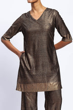 Foil Aari Dress