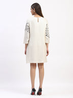 Sequin Floral Dress