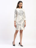 Sequin Floral Dress