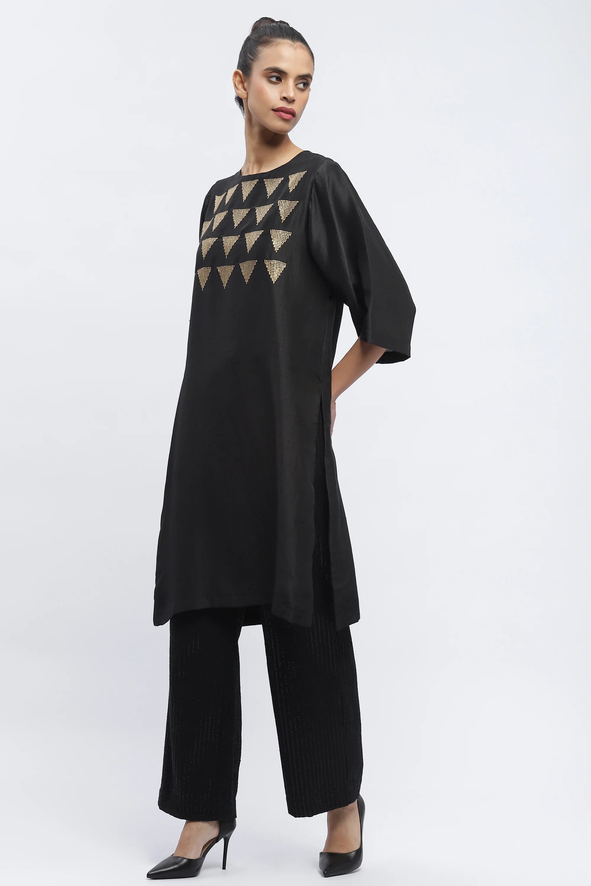 Sequin Triangle Kurta