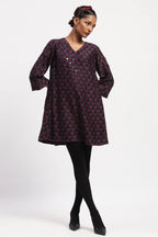 Basket Print Dress