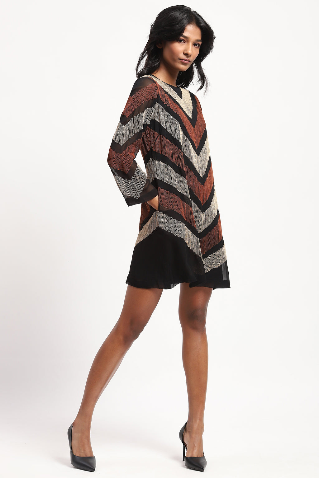 Dori Chevron Dress