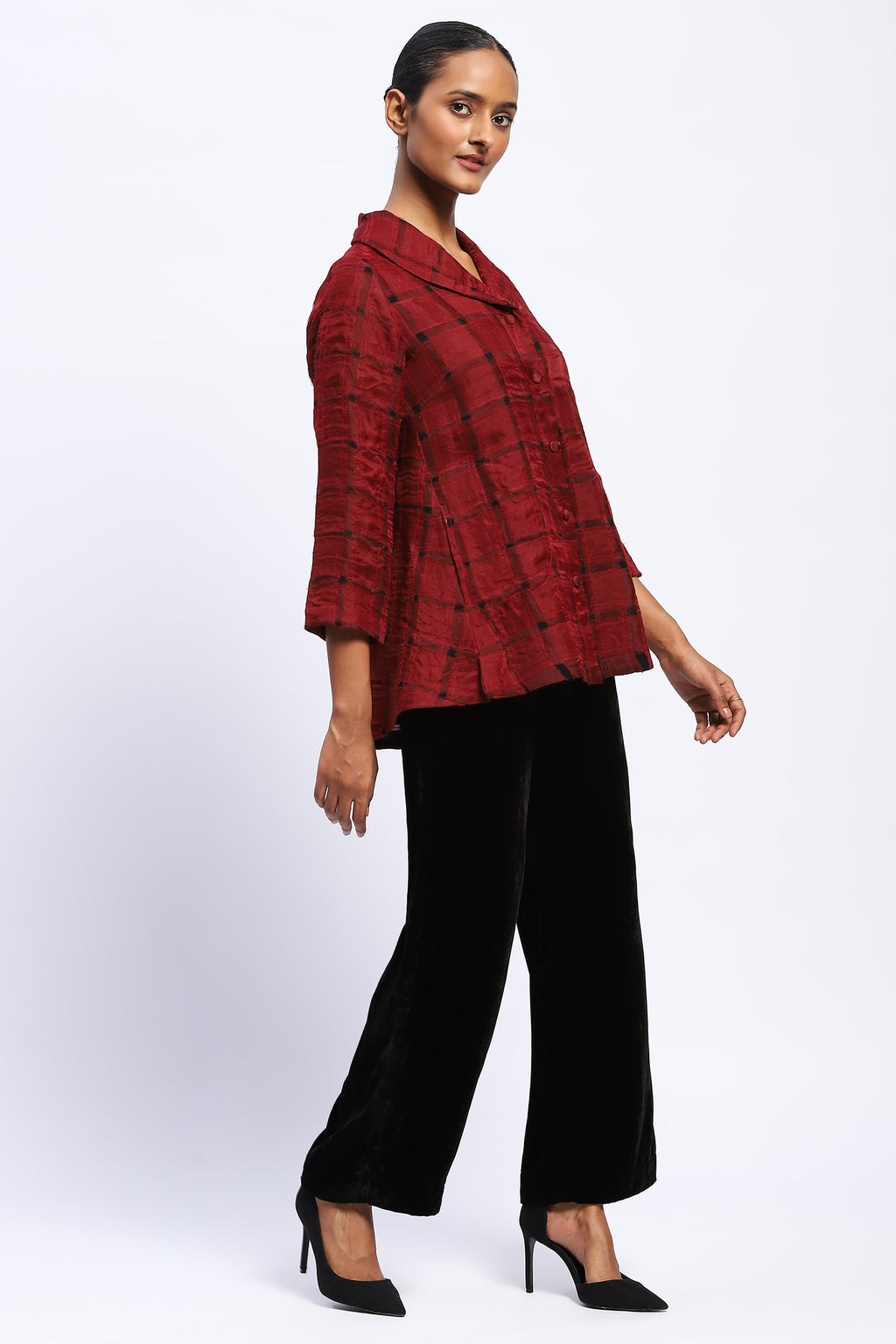 Organza Basket Weave Jacket