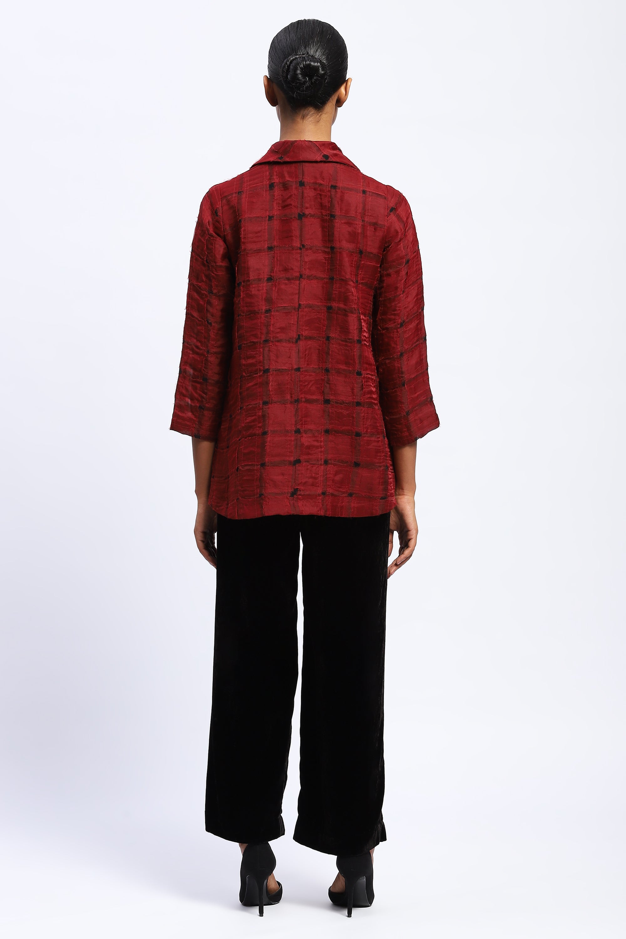 Organza Basket Weave Jacket