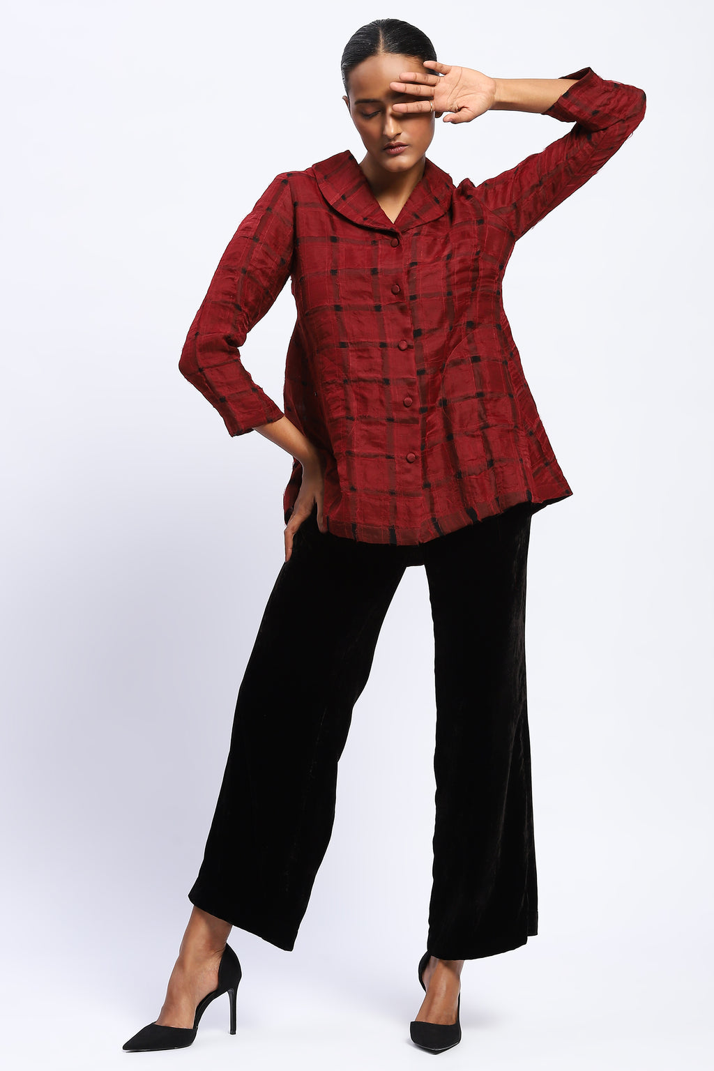 Organza Basket Weave Jacket