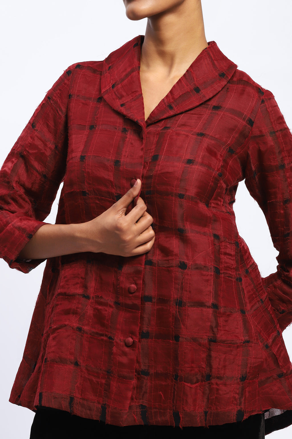 Organza Basket Weave Jacket