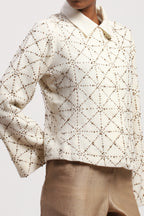 Embroidered Jaali Jacket