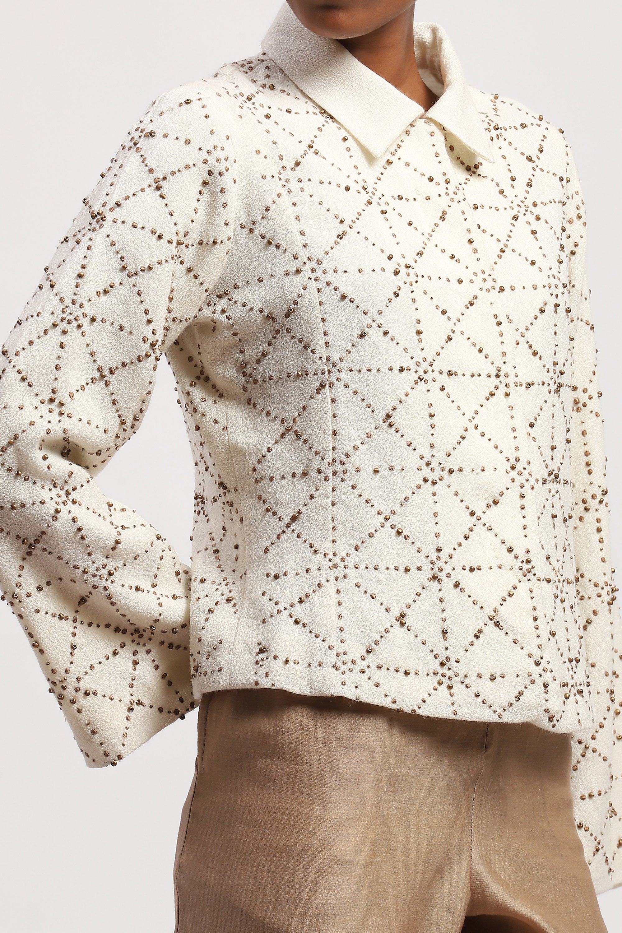 Embroidered Jaali Jacket