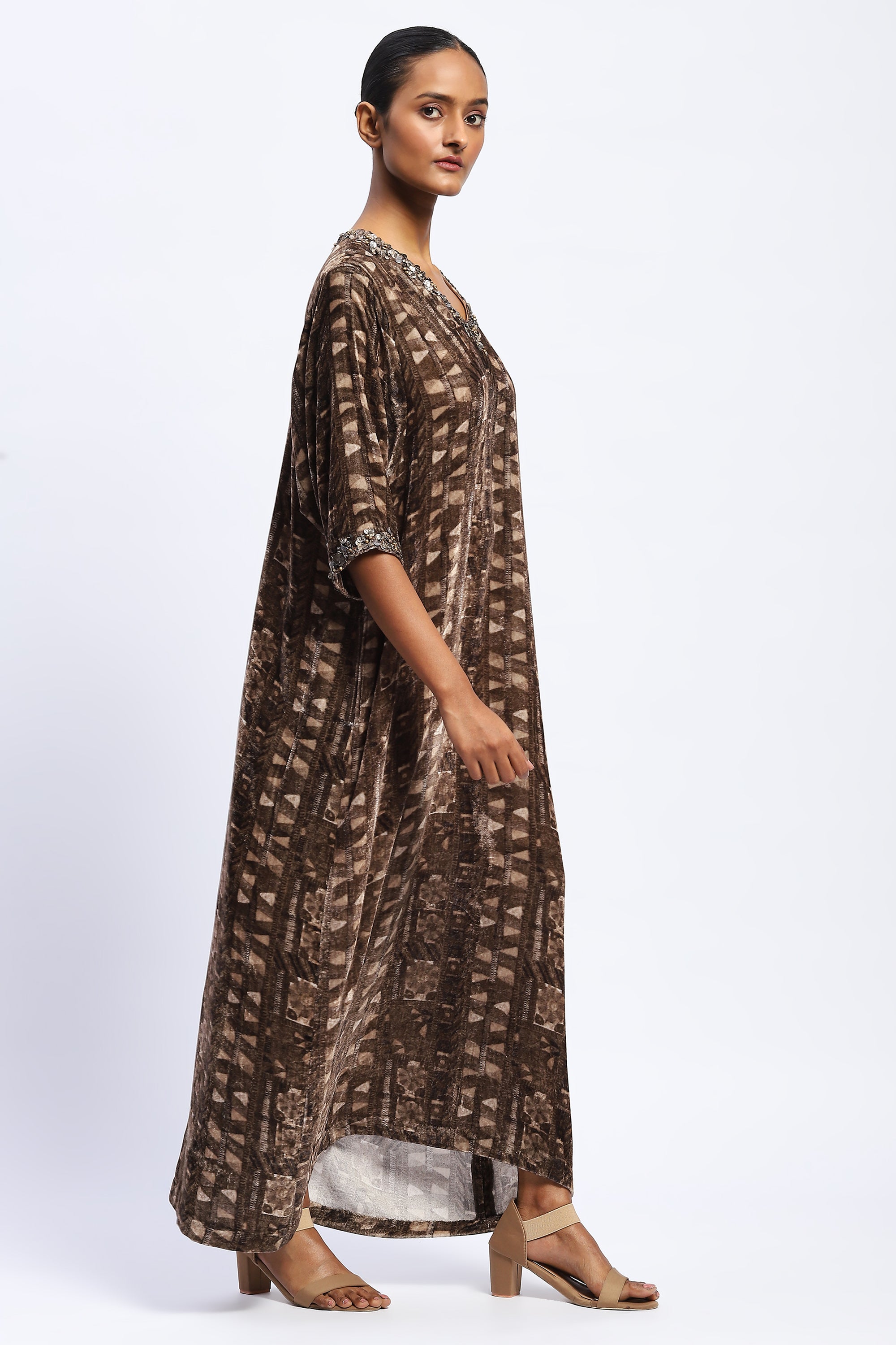 Rabari Velvet Kaftan