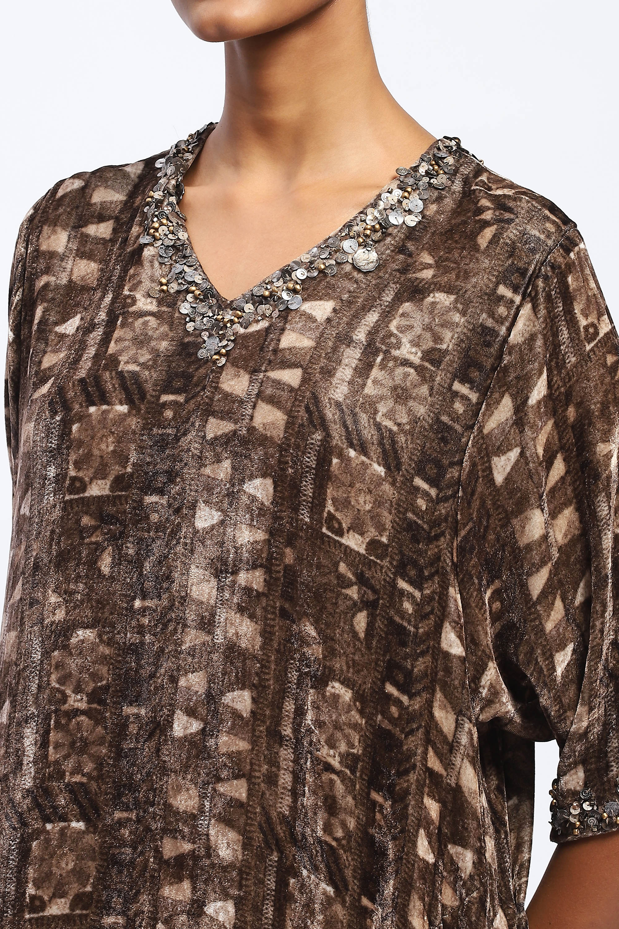 Rabari Velvet Kaftan