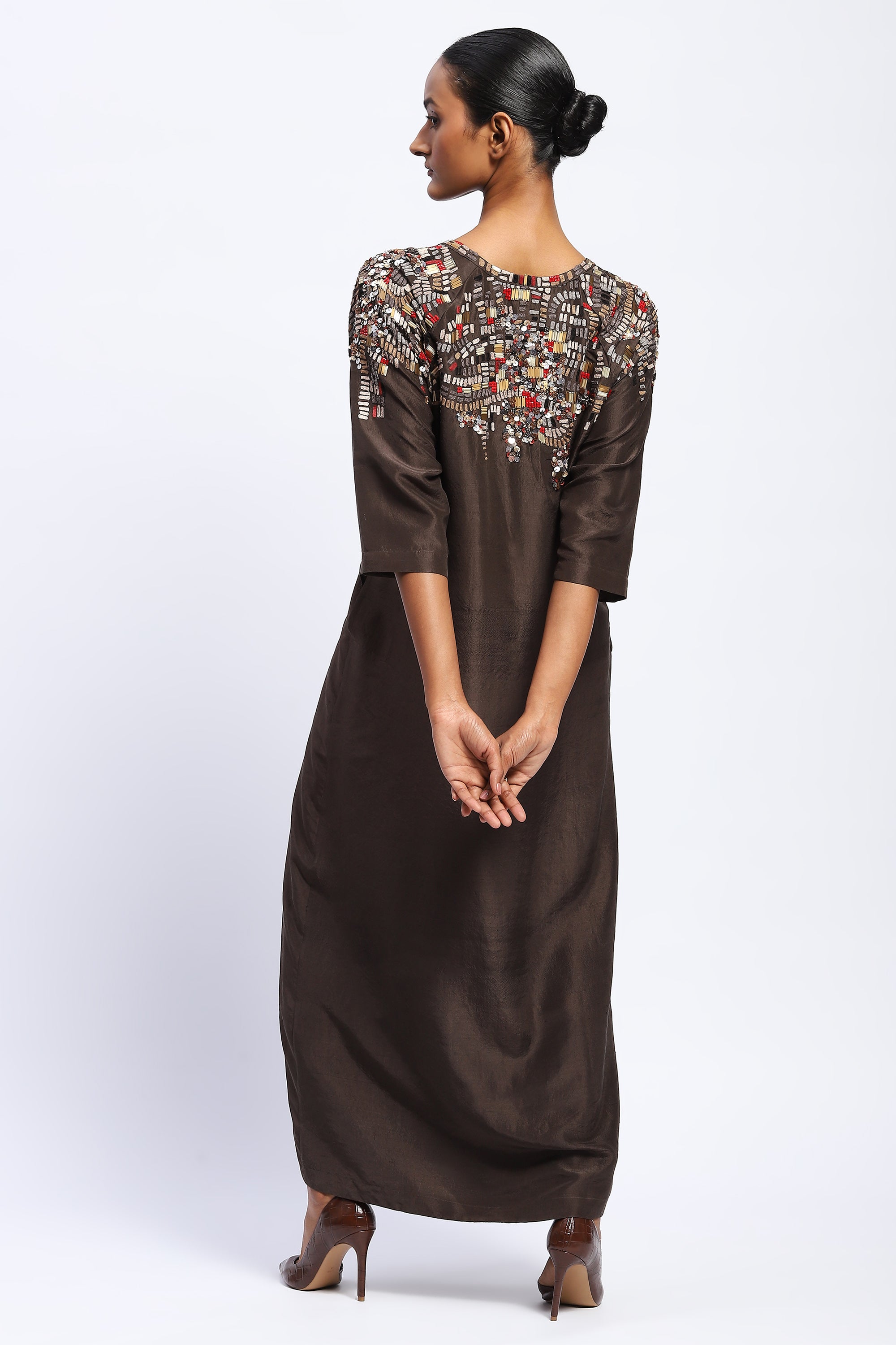 Kente Embroidery Kaftan