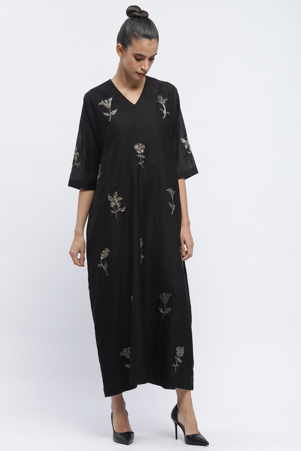 Sequin Buta Kaftan