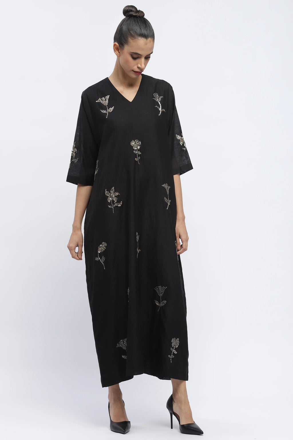 Sequin Buta Kaftan