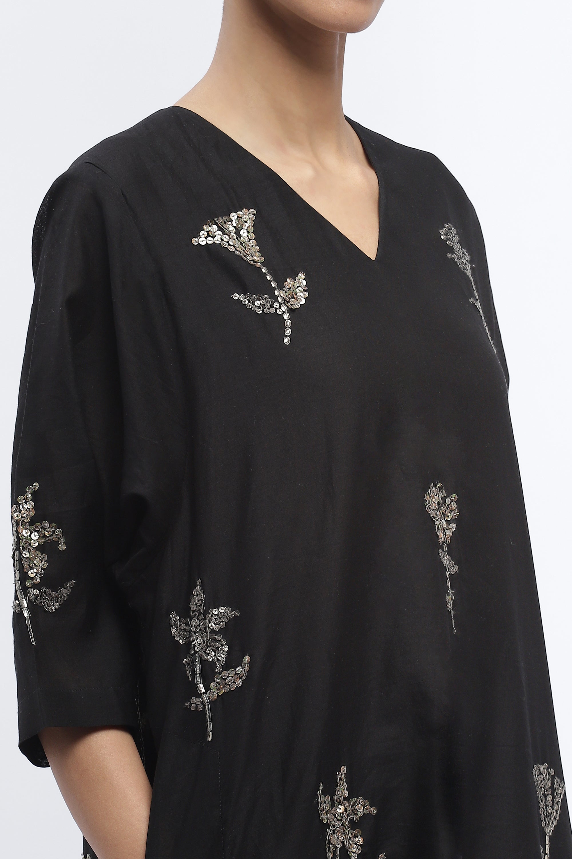 Sequin Buta Kaftan