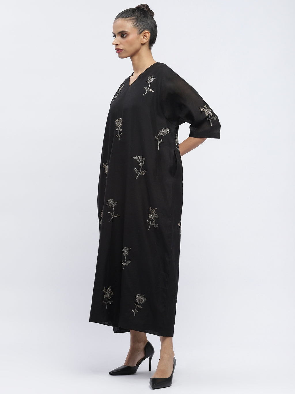 Sequin Buta Kaftan