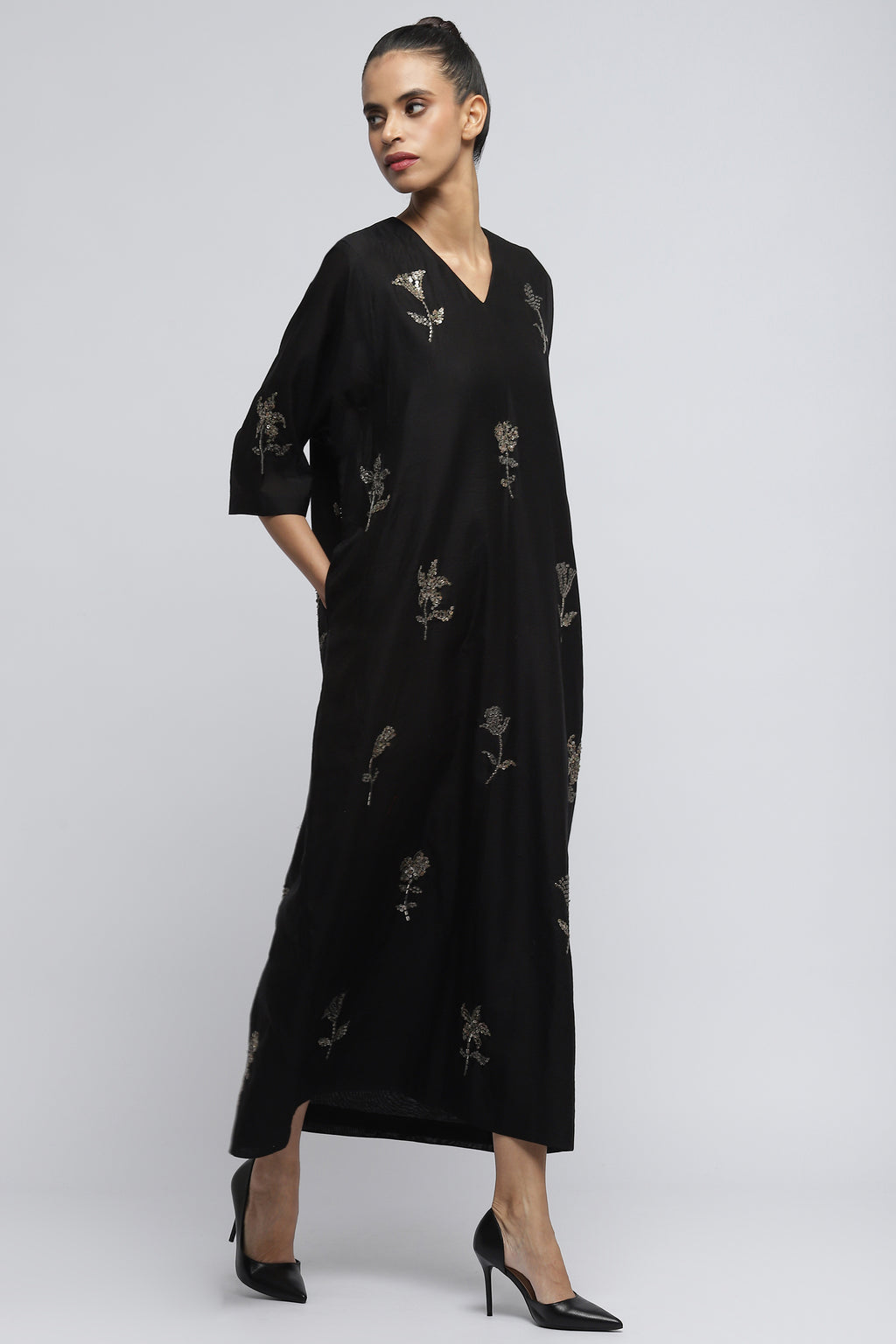 Sequin Buta Kaftan