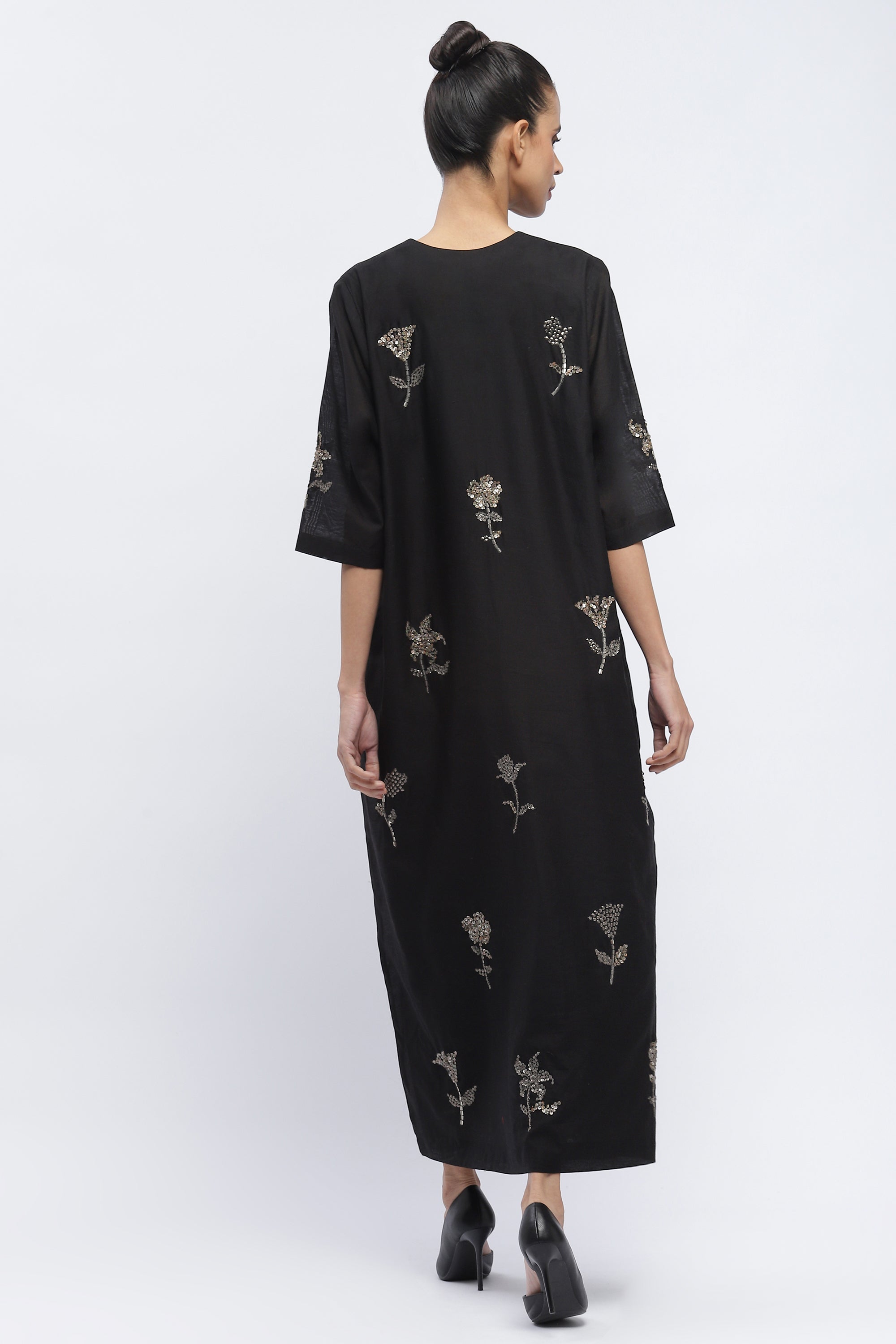 Sequin Buta Kaftan