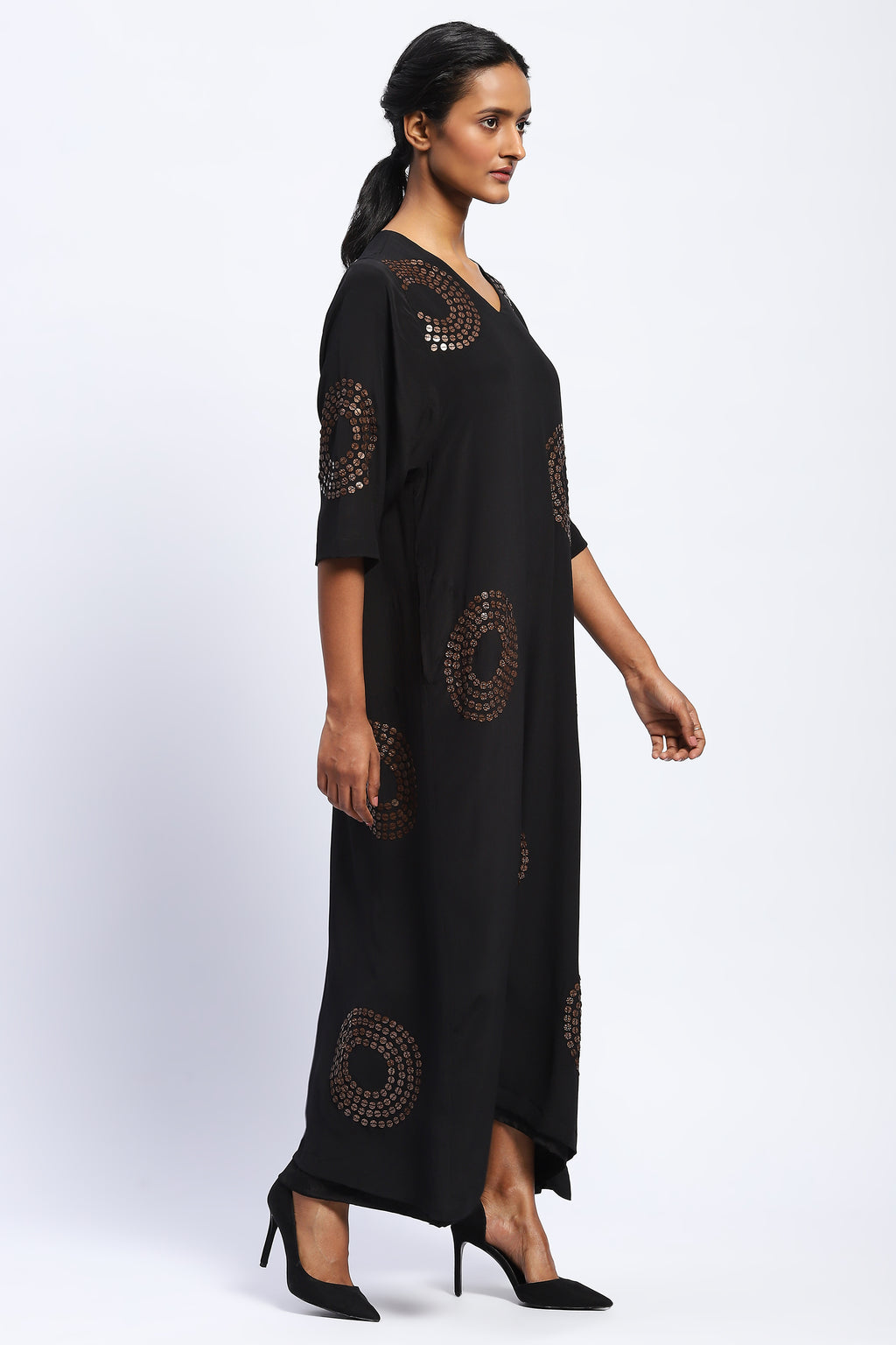 Sequin Rings Kaftan