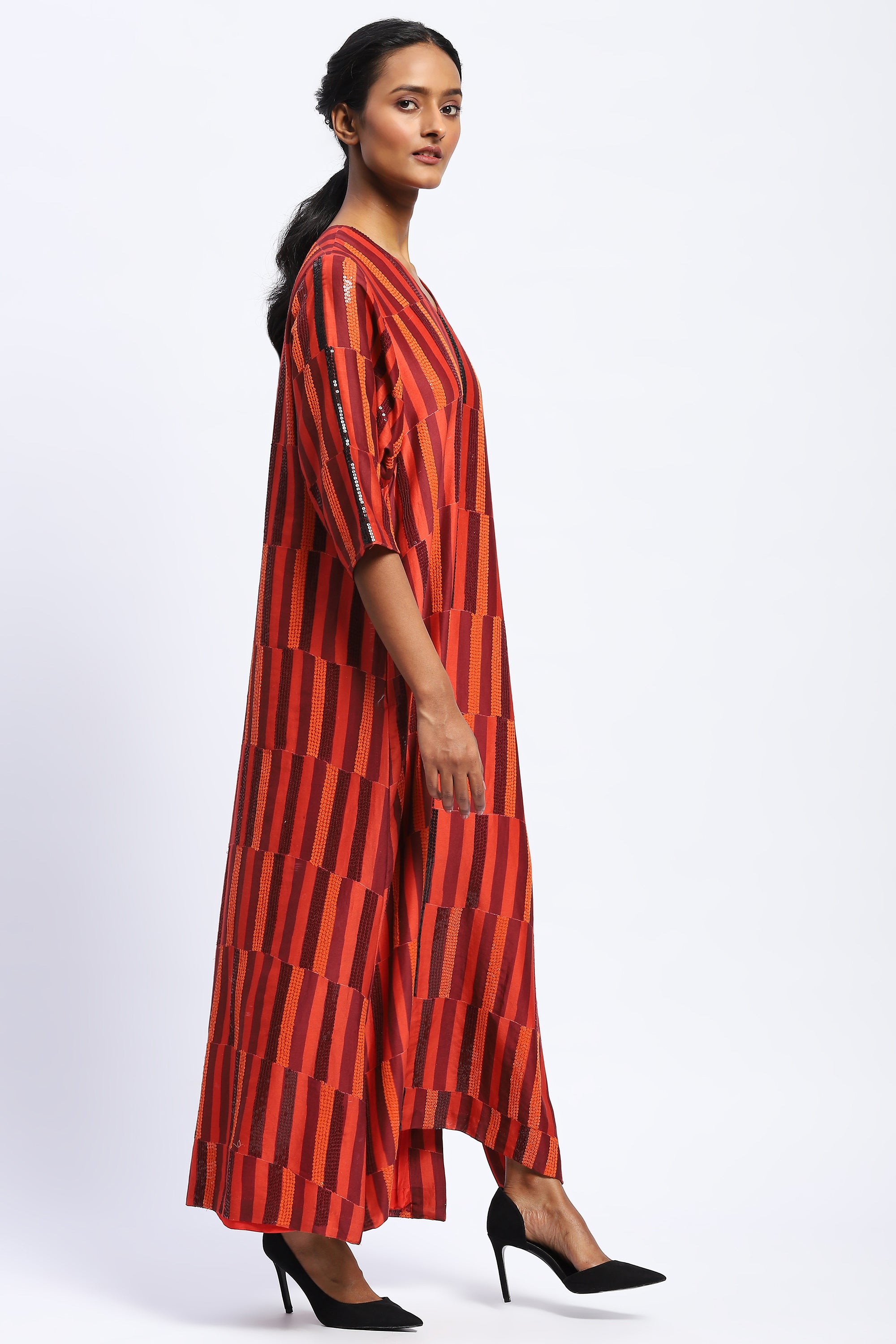 Step Blocks Kaftan