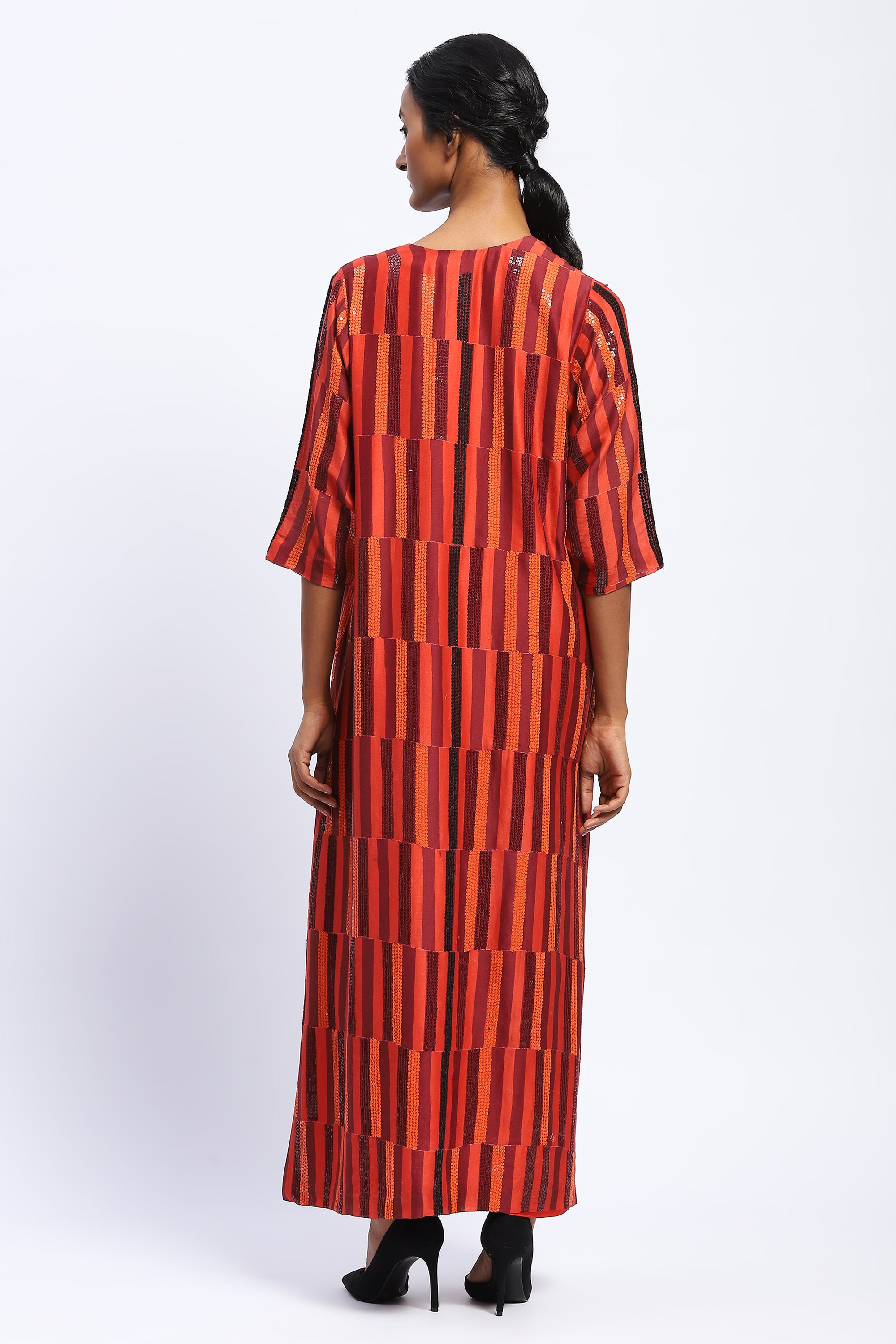 Step Blocks Kaftan