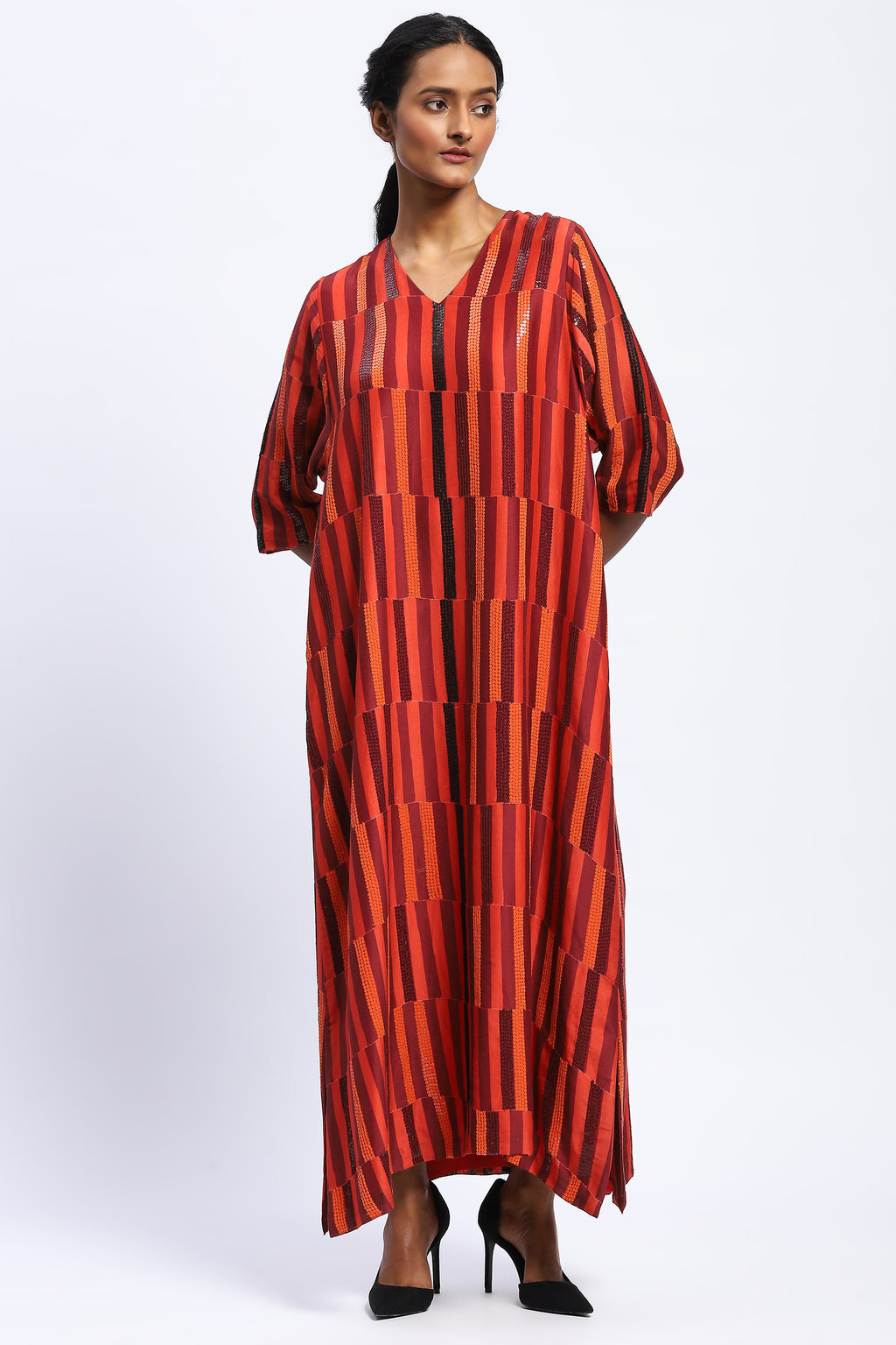 Step Blocks Kaftan