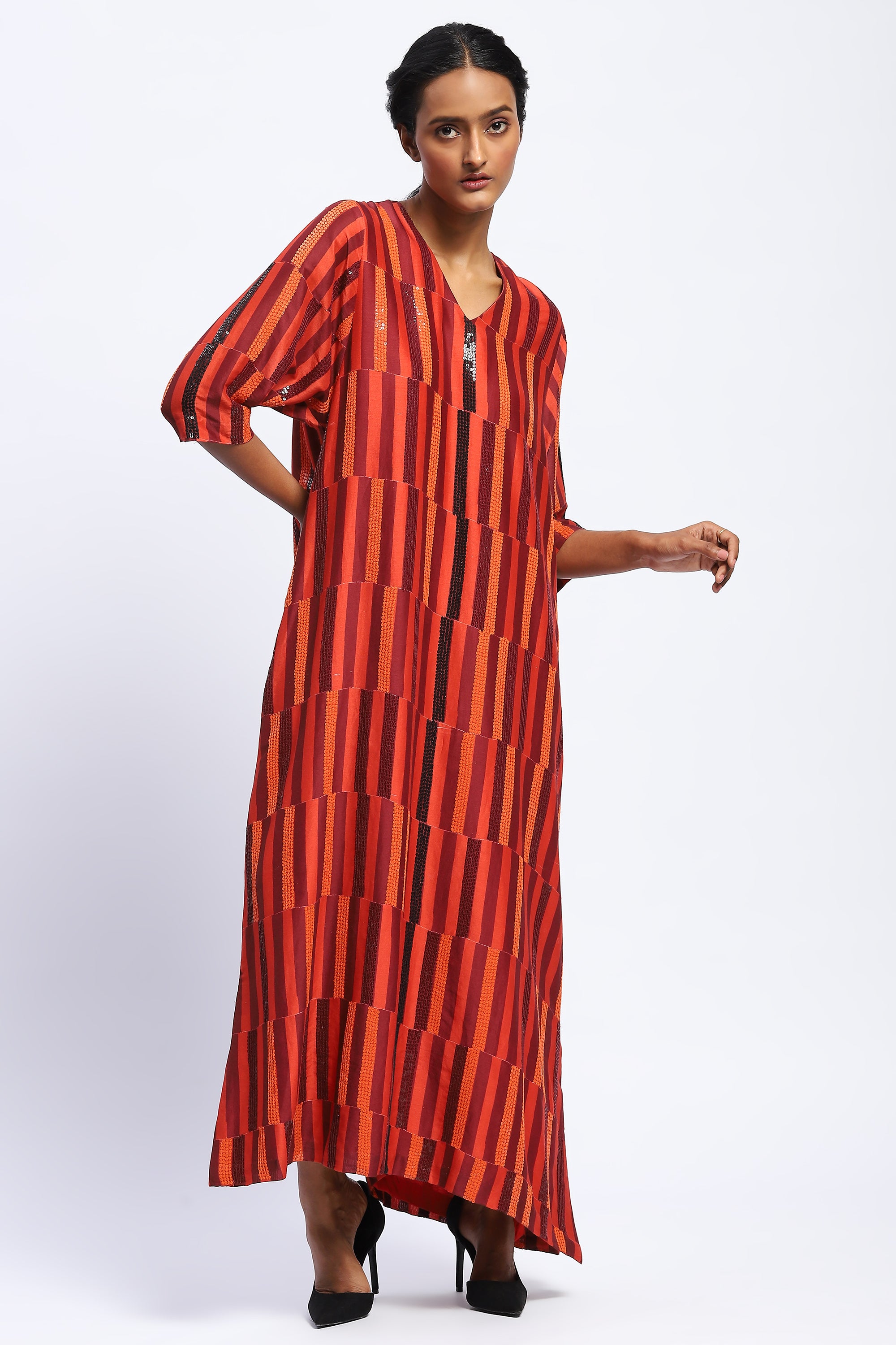 Step Blocks Kaftan