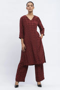 Dot Checks Kurta