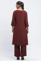 Dot Checks Kurta